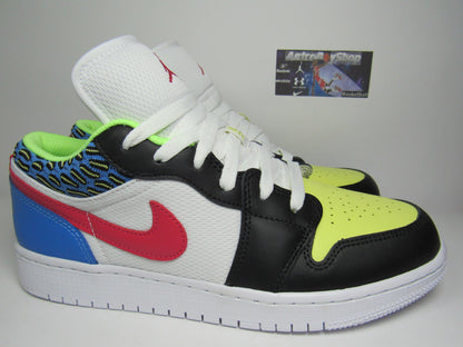 JORDAN 1 LOW FUNKY PATTERNS KIDS GS EN CAJA
