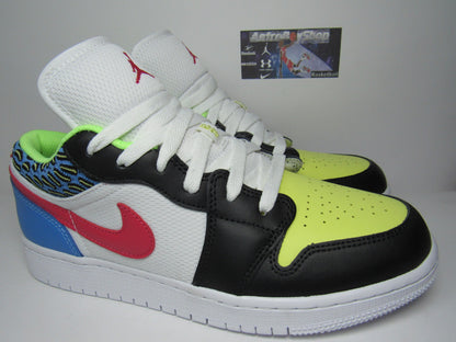 JORDAN 1 LOW FUNKY PATTERNS KIDS GS EN CAJA