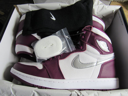 JORDAN 1 HIGH BORDEAUX EN CAJA
