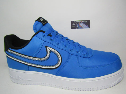 NIKE AIR FORCE ONE "REVERSE STITCH" PHOTO BLUE DE LONA EN CAJA