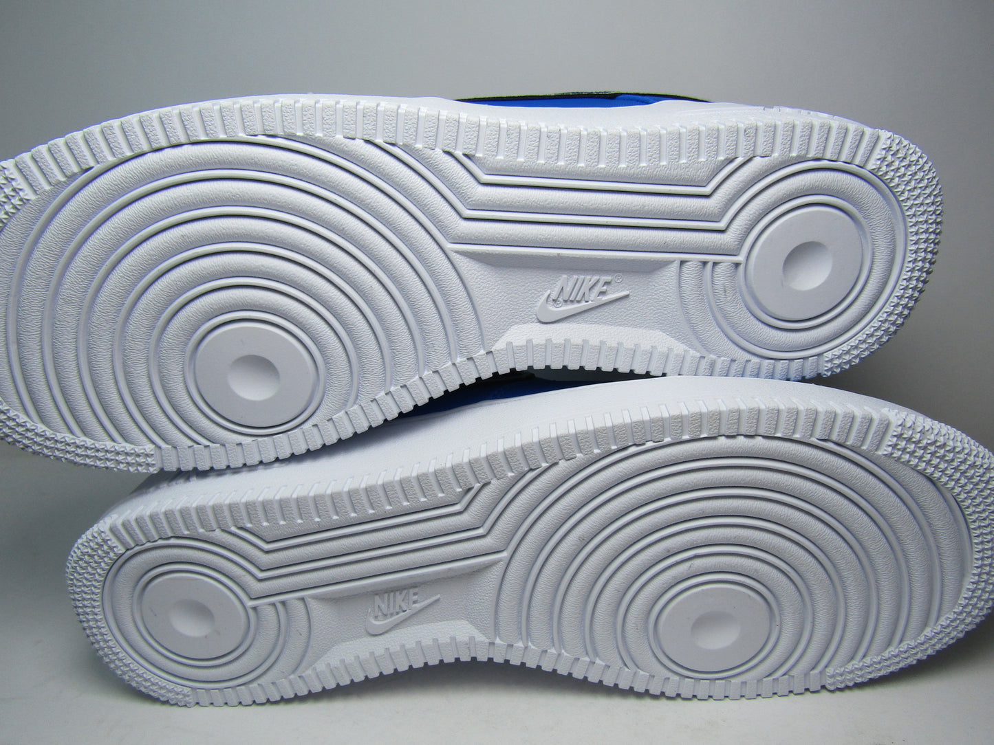 NIKE AIR FORCE ONE "REVERSE STITCH" PHOTO BLUE DE LONA EN CAJA