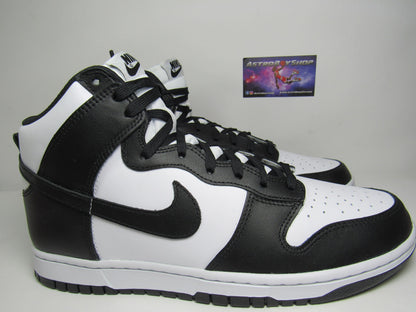 NIKE DUNK HIGH PANDA BLACK AND WHITE EN CAJA