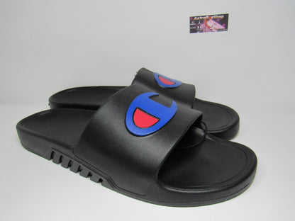 SANDALIAS CHAMPION TAKEOVER BLACK BLUE EN CAJA