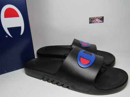 SANDALIAS CHAMPION TAKEOVER BLACK BLUE EN CAJA