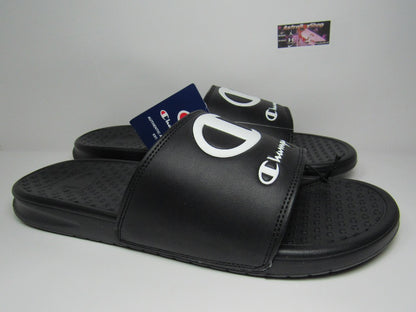 SANDALIAS CHAMPION SUPERSLIDE CLUB BLACK EN CAJA