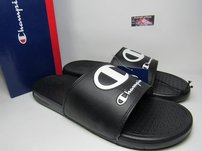 SANDALIAS CHAMPION SUPERSLIDE CLUB BLACK EN CAJA