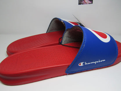 SANDALIAS CHAMPION SUPERSLIDE COMBO RED/BLUE