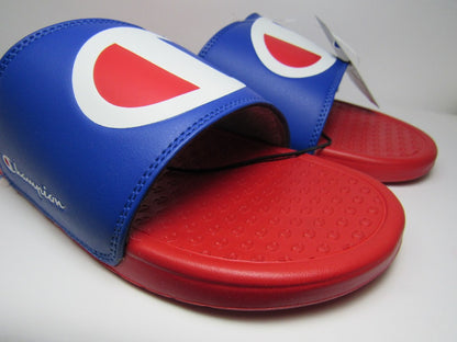 SANDALIAS CHAMPION SUPERSLIDE COMBO RED/BLUE