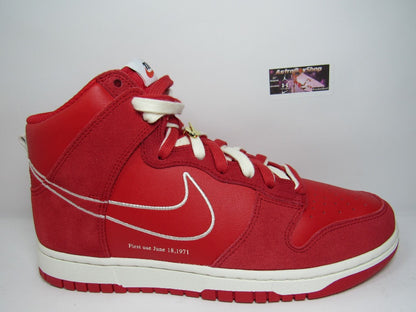 NIKE DUNK HIGH FIRST USE RED EN CAJA