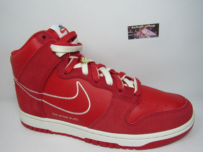 NIKE DUNK HIGH FIRST USE RED EN CAJA