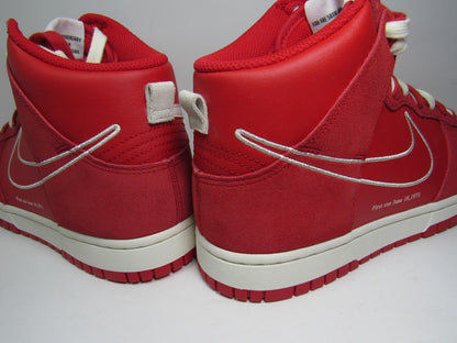 NIKE DUNK HIGH FIRST USE RED EN CAJA