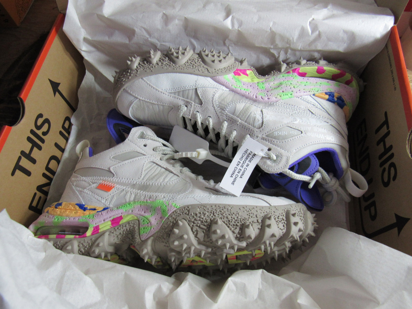 NIKE TERRA FORMA X OFF WHITE "WHITE" EN CAJA