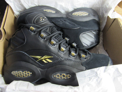 RBK ALLEN IVERSON QUESTION BLACK GOLD EN CAJA