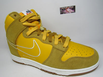 NIKE DUNK HIGH WOMENS UNIVERSITY GOLD EN CAJA