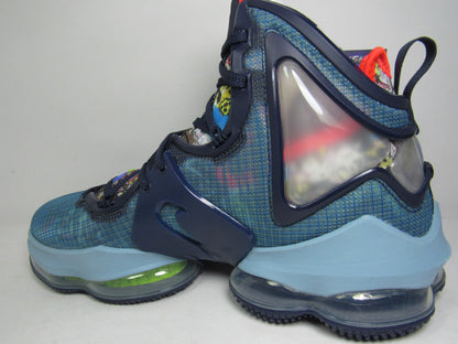LEBRON 19 "FAST FOOD" BLUE EN CAJA