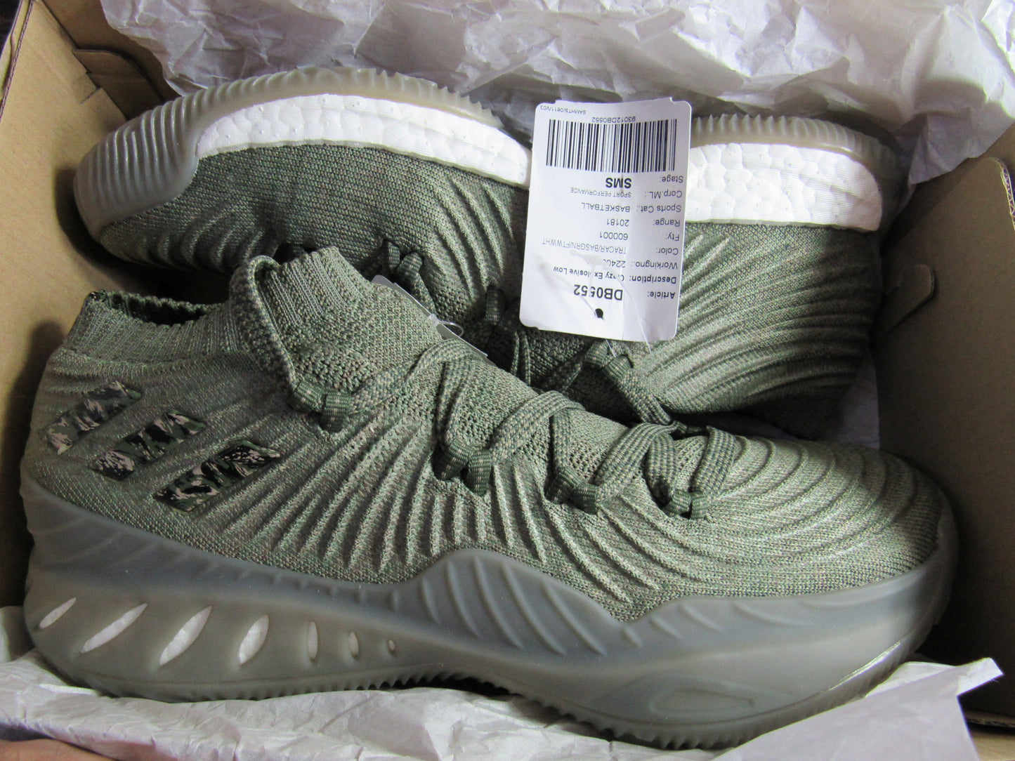 ADIDAS CRAZY EXPLOSIVE LOW "CARGO" EN CAJA ADIDAS