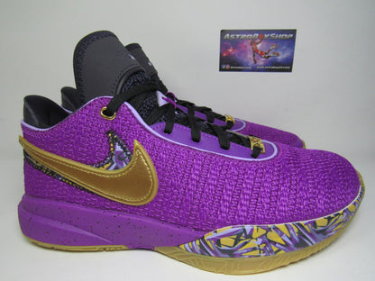 LEBRON 20 KIDS "VIVID PURPLE" EN CAJA