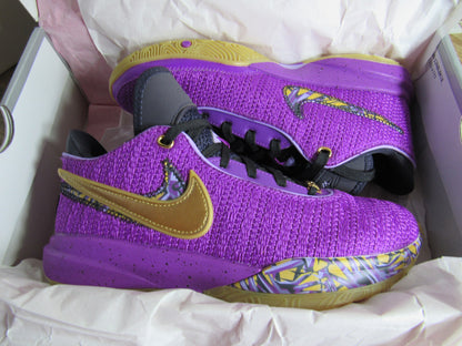 LEBRON 20 KIDS "VIVID PURPLE" EN CAJA