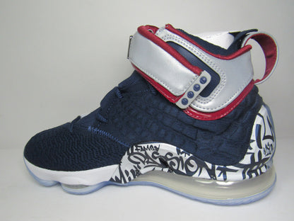 LEBRON 17 GRAFITTI BLUE REMIX EDICION LIMITADA EN CAJA