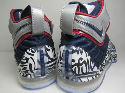 LEBRON 17 GRAFITTI BLUE REMIX EDICION LIMITADA EN CAJA