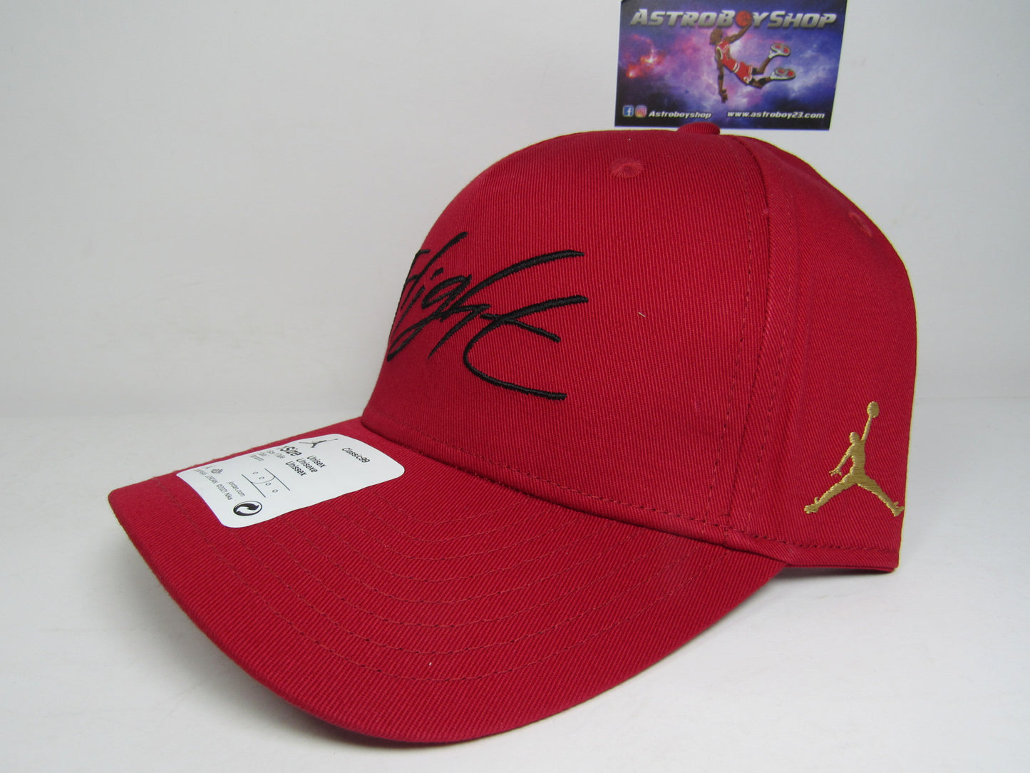 GORRA CURVA JORDAN FLIGHT GYM RED GOLD UNITALLA ADULTO