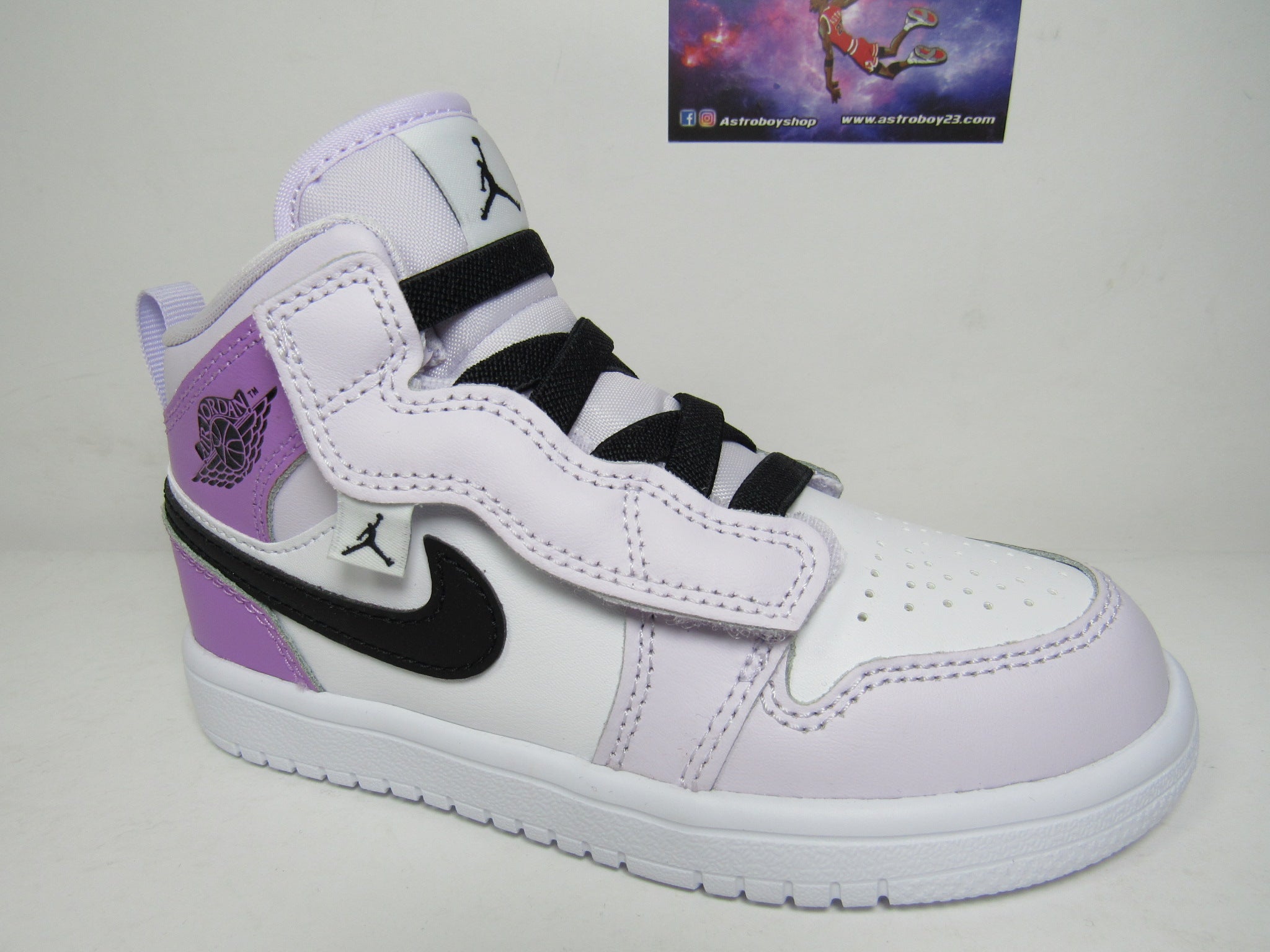 JORDAN 1 MID PS KIDS BARELY GRAPE EN CAJA 17 CM ASTROBOYSHOP SNEAKER STORE