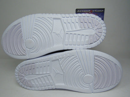 JORDAN 1 MID PS KIDS BARELY GRAPE EN CAJA (17 CM)