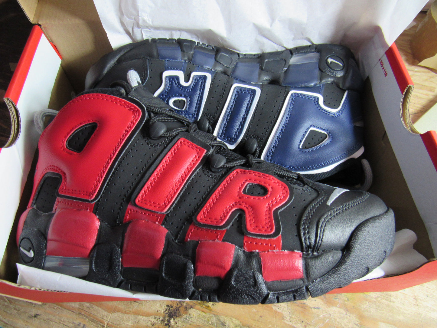 PIPPEN AIR MORE UPTEMPO GS KIDS "ALTERNATE" NAVY RED