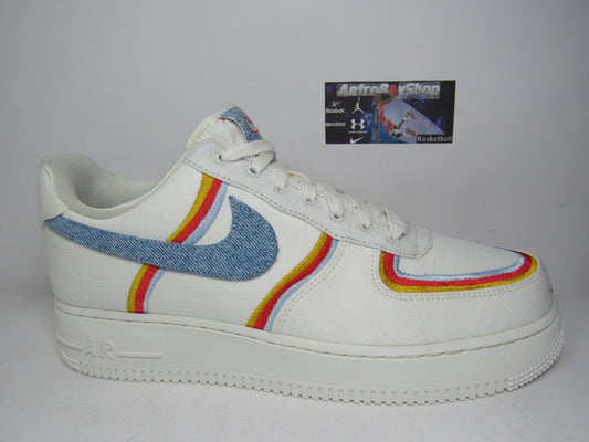 NIKE AIR FORCE ONE 07 WOMENS LOW DENIM COLORS EN CAJA