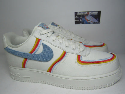 NIKE AIR FORCE ONE 07 WOMENS LOW DENIM COLORS EN CAJA