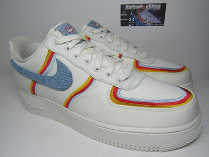 NIKE AIR FORCE ONE 07 WOMENS LOW DENIM COLORS EN CAJA