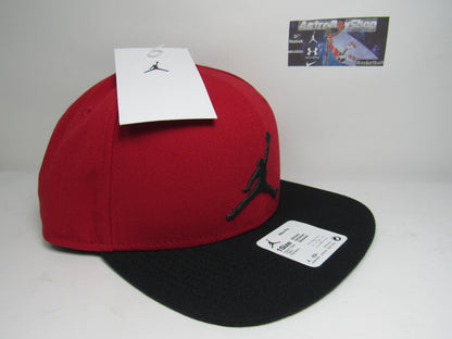 GORRA PLANA JORDAN JUMPMAN BULLS RED UNITALLA
