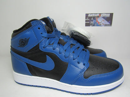 JORDAN 1 HIGH DARK MARINA BLUE (KIDS) EDITION EN CAJA