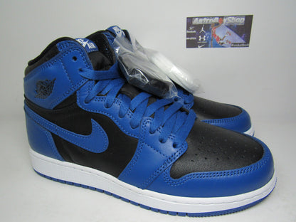 JORDAN 1 HIGH DARK MARINA BLUE (KIDS) EDITION EN CAJA