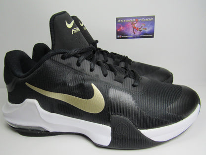 NIKE AIR MAX IMPACT 4 BLACK GOLD EN CAJA