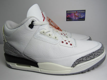 JORDAN 3 WHITE CEMENT REIMAGINED EN CAJA