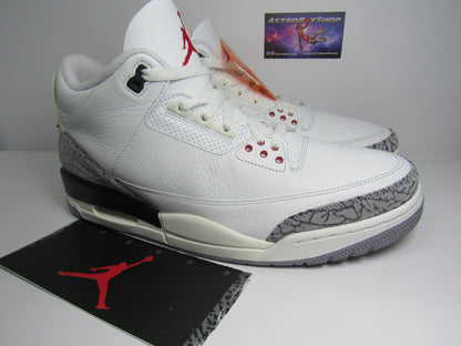 JORDAN 3 WHITE CEMENT REIMAGINED EN CAJA