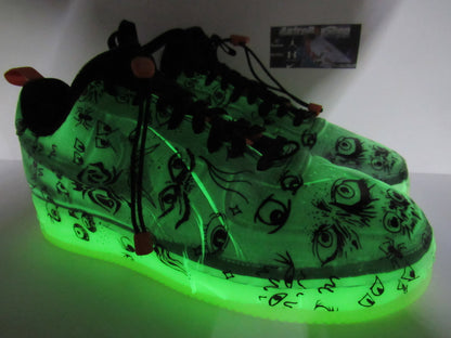NIKE AIR FORCE 1 EXPERIMENTAL HALLOWEN "FOSFORECENTES"