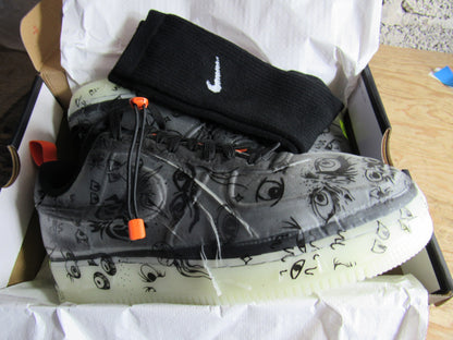 NIKE AIR FORCE 1 EXPERIMENTAL HALLOWEN "FOSFORECENTES"