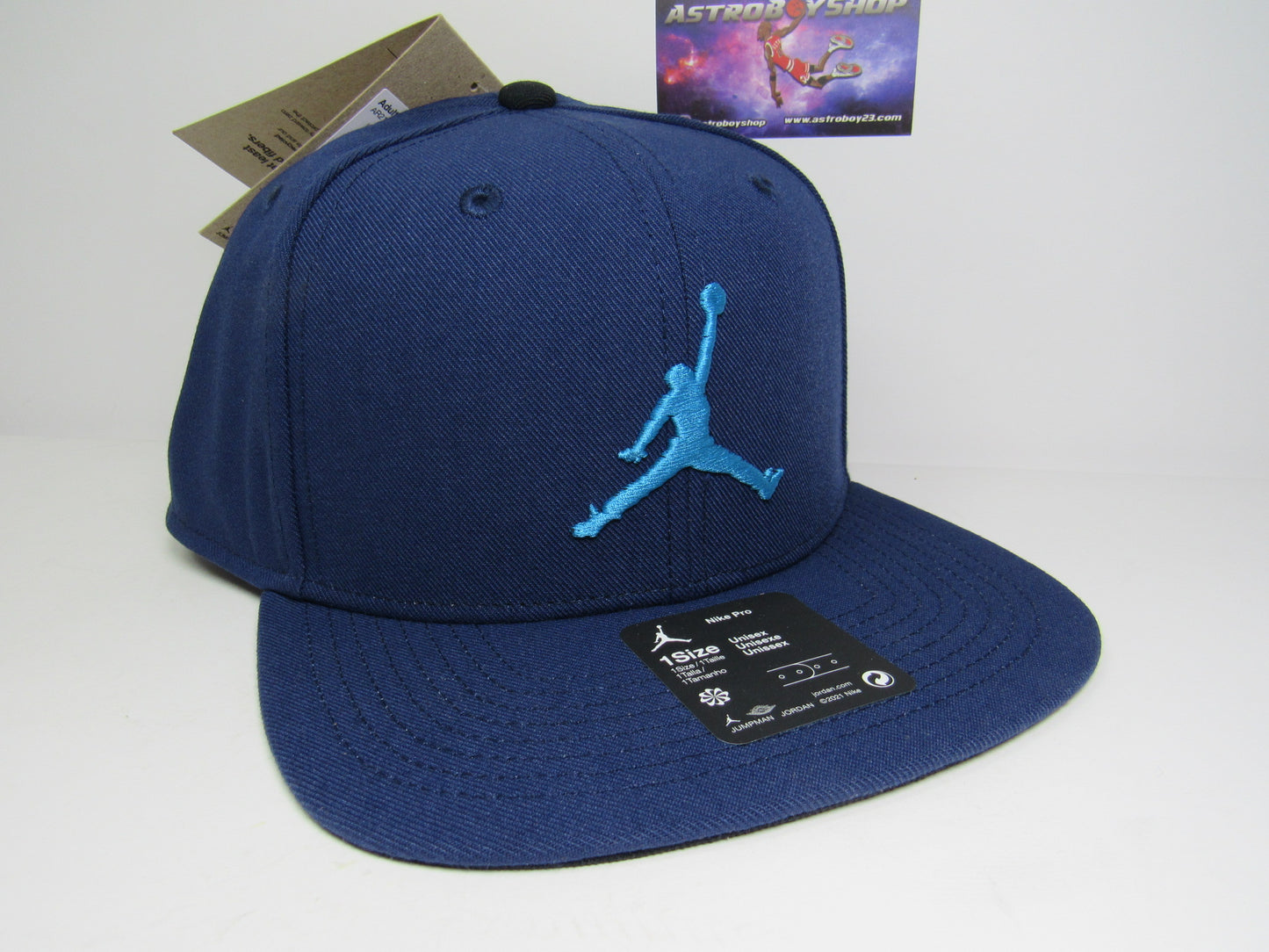 GORRA PLANA JORDAN JUMPMAN NAVY BLUE UNITALLA ADULTO