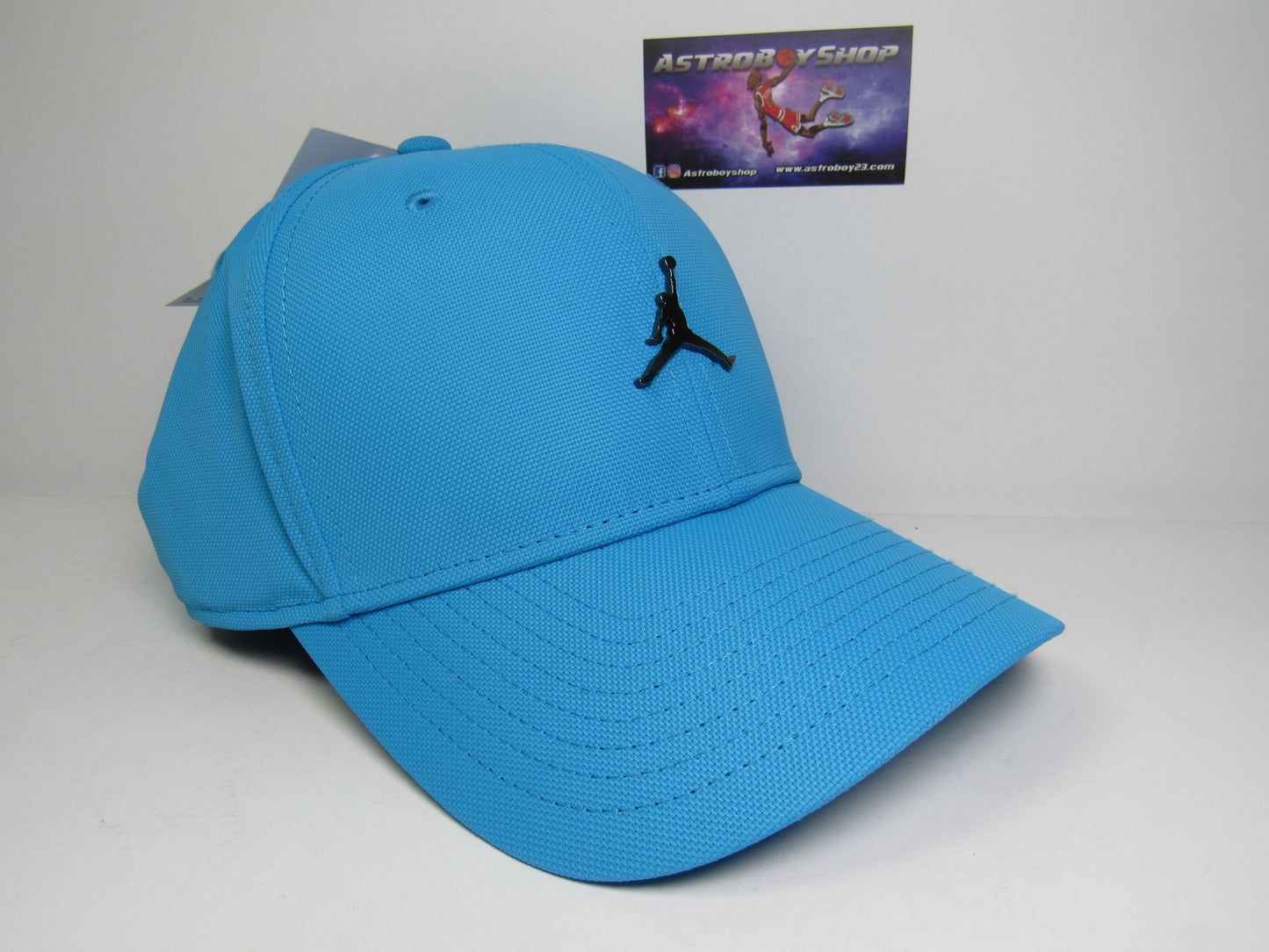 GORRA JORDAN CURVA JUMPMAN METAL BLUE UNITALLA ADULTO