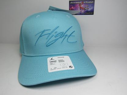 GORRA CURVA JORDAN C99 FLIGHT AQUA UNITALLA ADULTO
