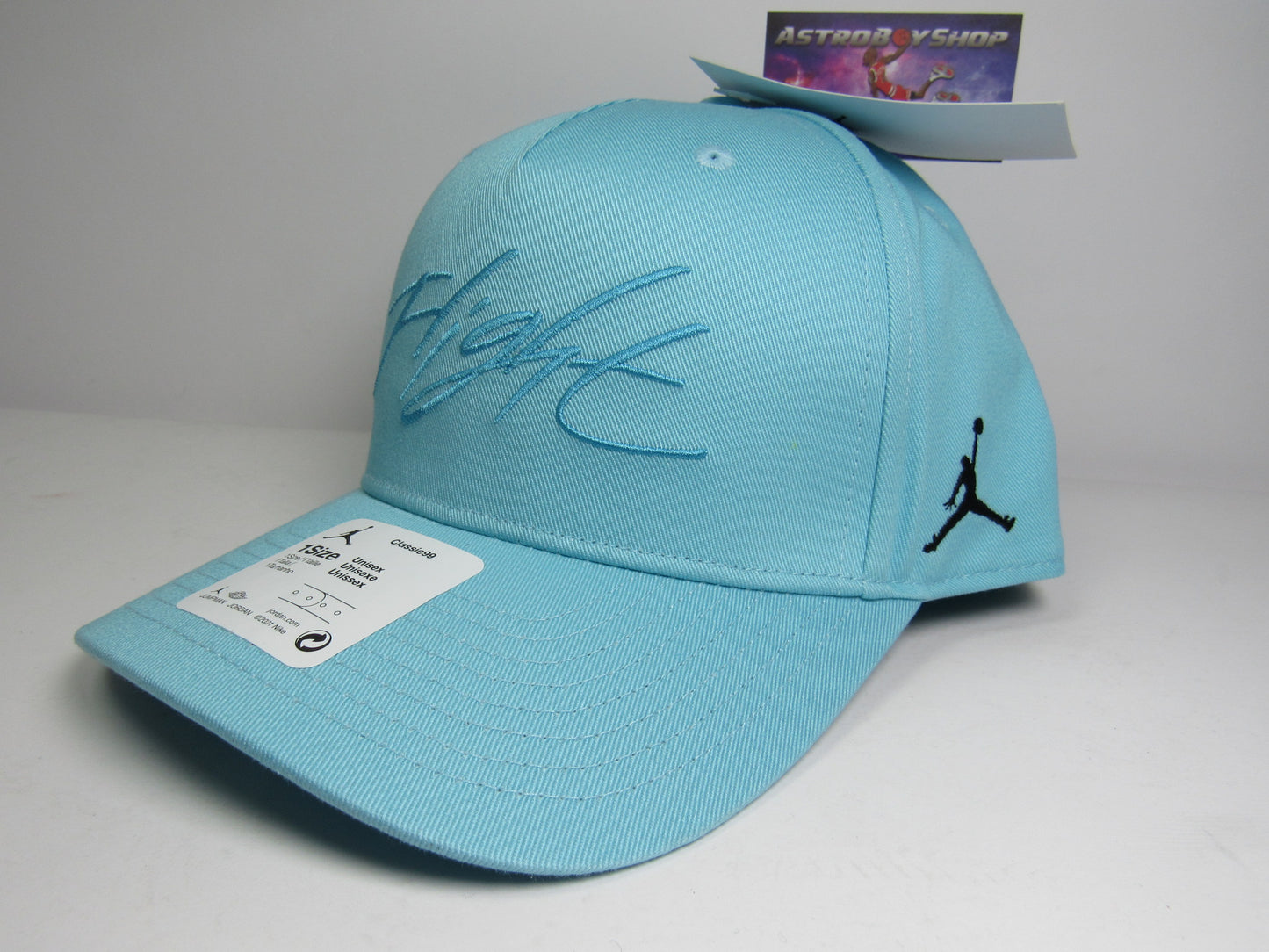 GORRA CURVA JORDAN C99 FLIGHT AQUA UNITALLA ADULTO