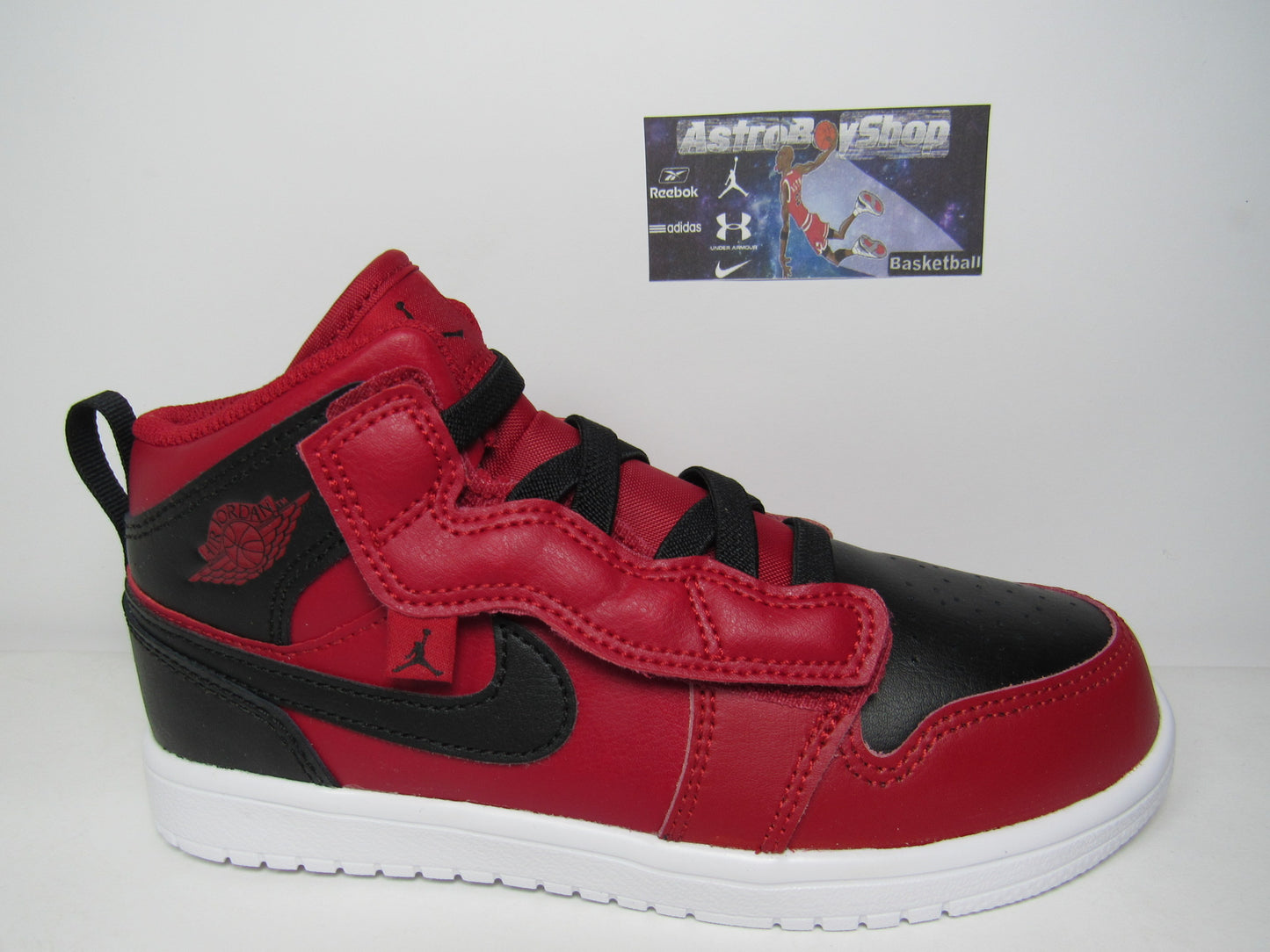 JORDAN 1 MID GYM RED PS KIDS EN CAJA (21 CM)