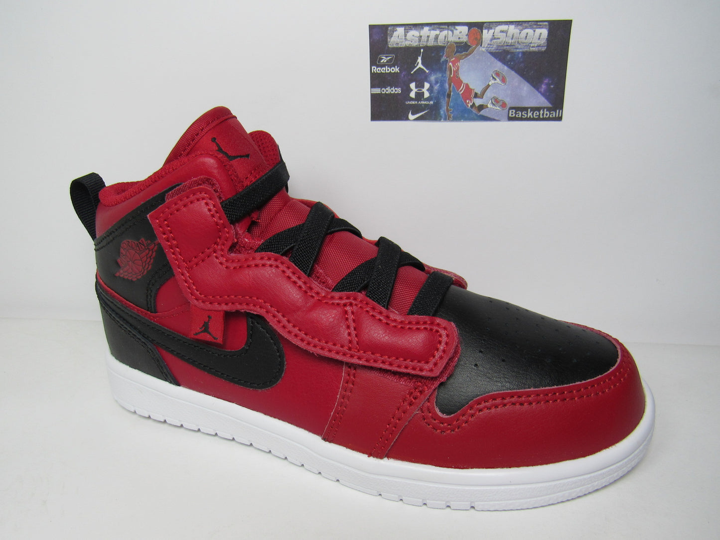 JORDAN 1 MID GYM RED PS KIDS EN CAJA (21 CM)