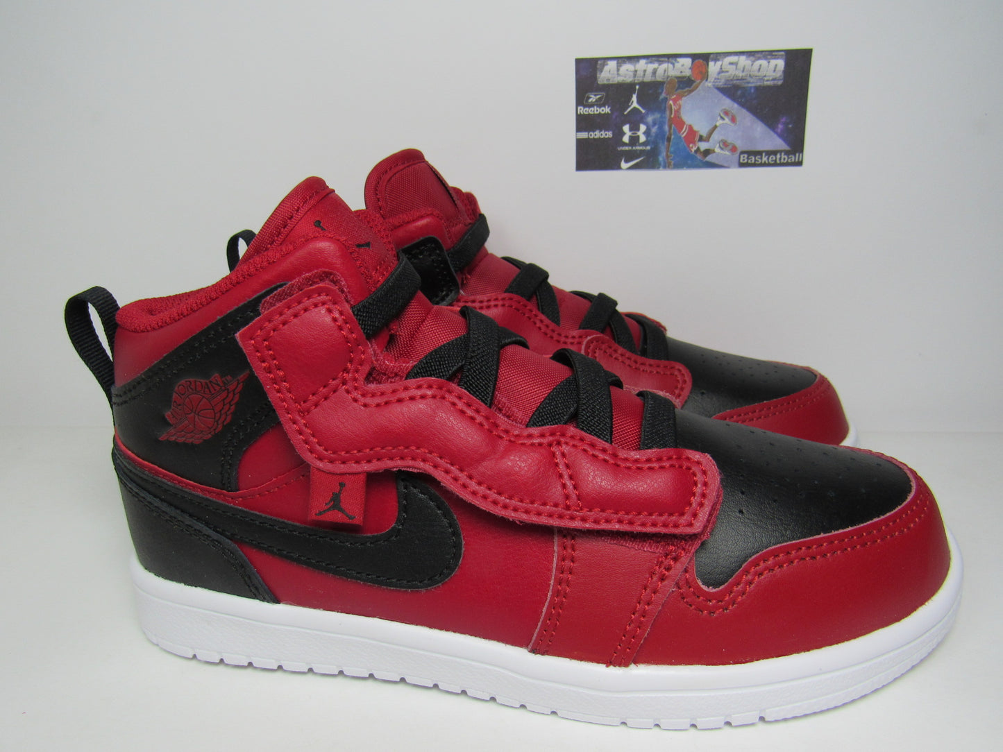 JORDAN 1 MID GYM RED PS KIDS EN CAJA (21 CM)