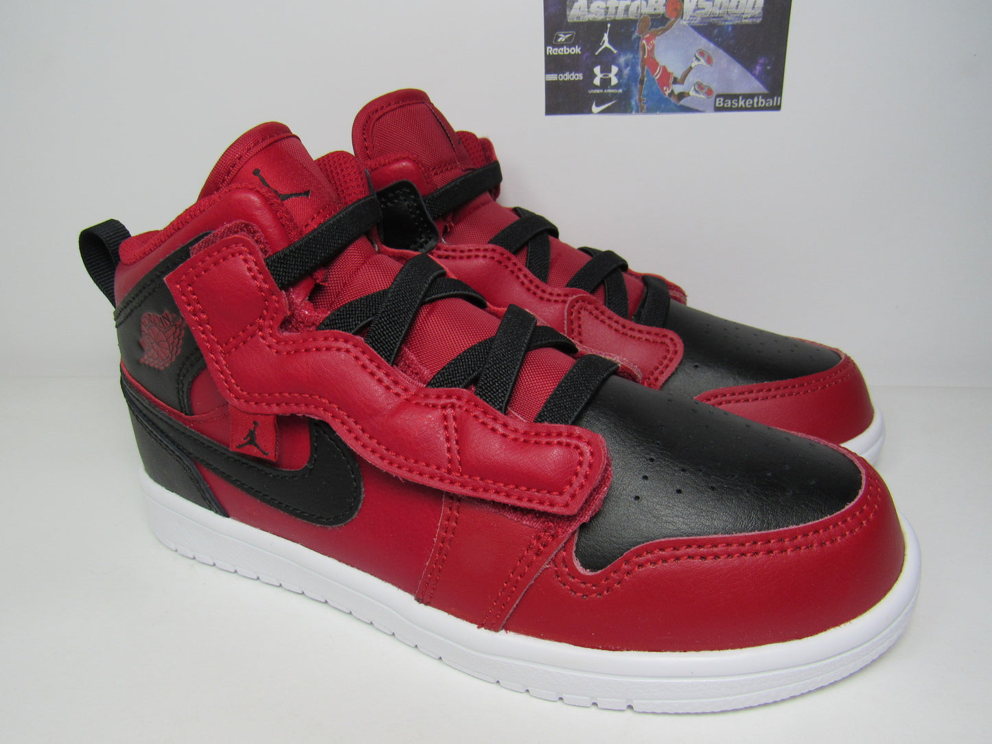 JORDAN 1 MID GYM RED PS KIDS EN CAJA (21 CM)