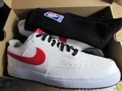 NIKE COURT VISION LOW NEXT NATURE RED EN CAJA