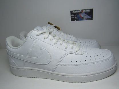 NIKE COURT VISION LOW TRIPLE WHITE EN CAJA
