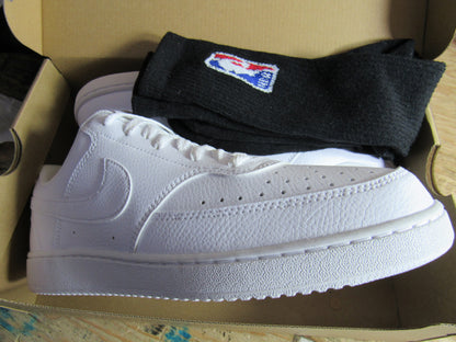 NIKE COURT VISION LOW TRIPLE WHITE EN CAJA